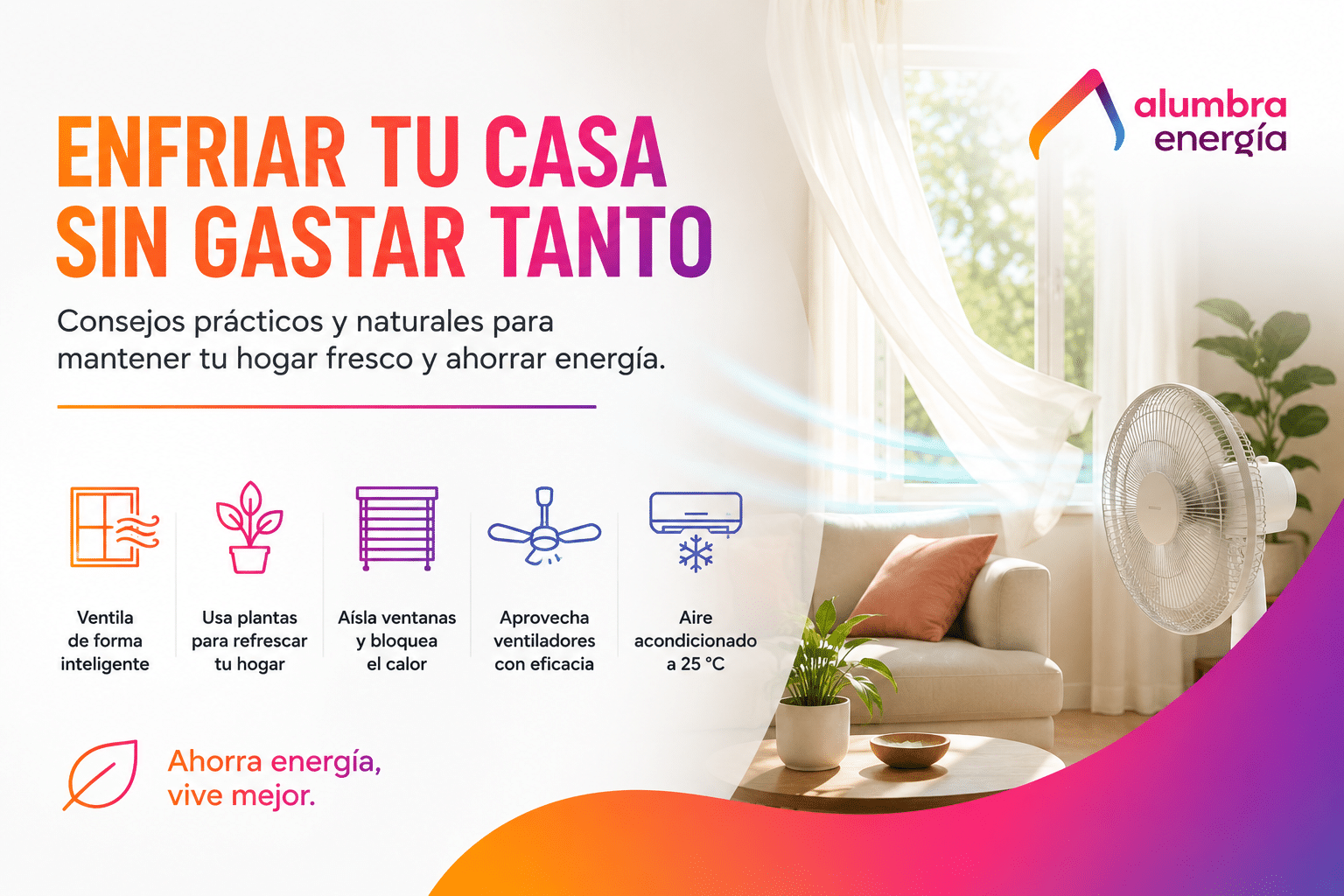 enfriar una casa sin gastar