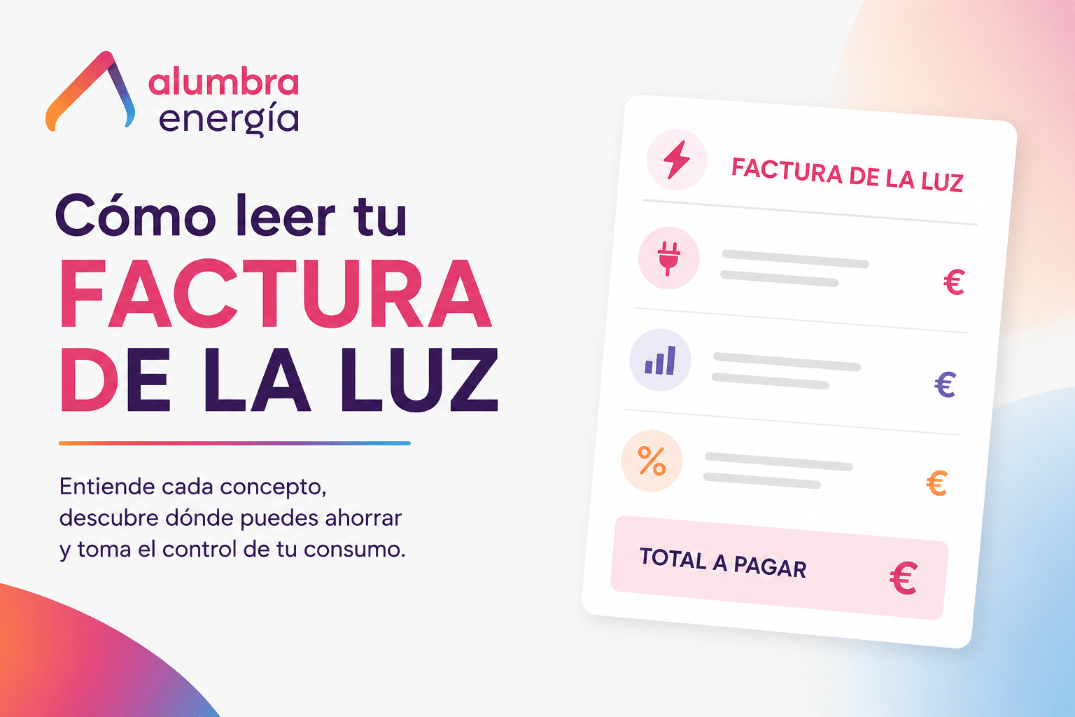 Cómo leer la factura de la luz